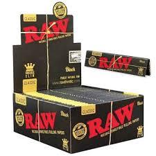 RAW BLACK KINGSIZE SLIM ROLLING PAPERS