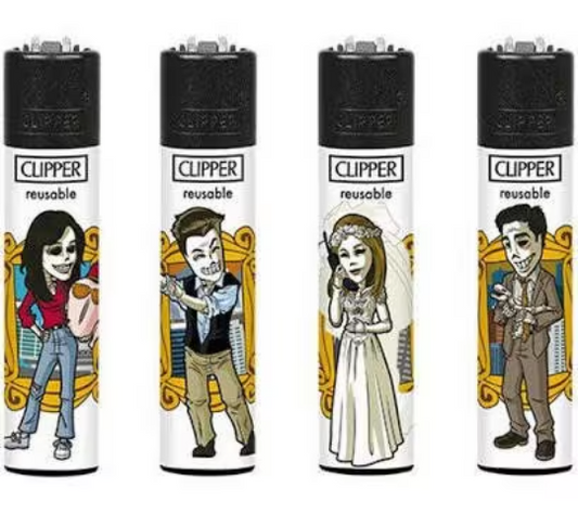 CLIPPER LIGHTERS - FRIEND SKELETONS