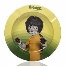 G-ROLLZ PETS ROCK ASHTRAY - KUNG FU CAT - BRUCE LEE STYLE