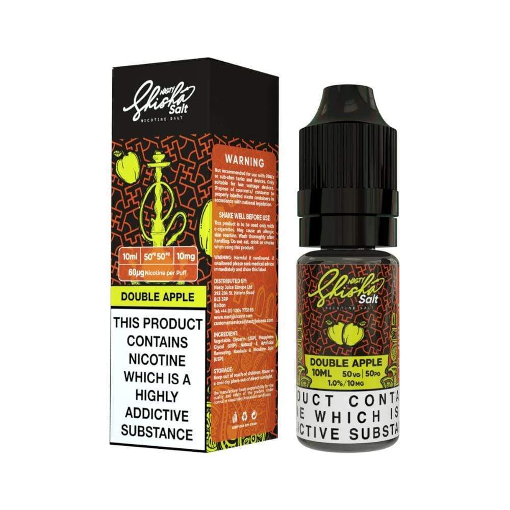 NASTY SHISHA SALTS - DOUBLE APPLE 10ml