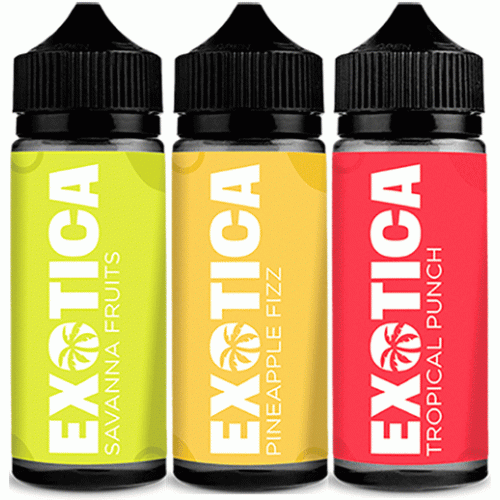 EXOTICA FRUITS 100ml SHORTFILL E-LIQUIDS