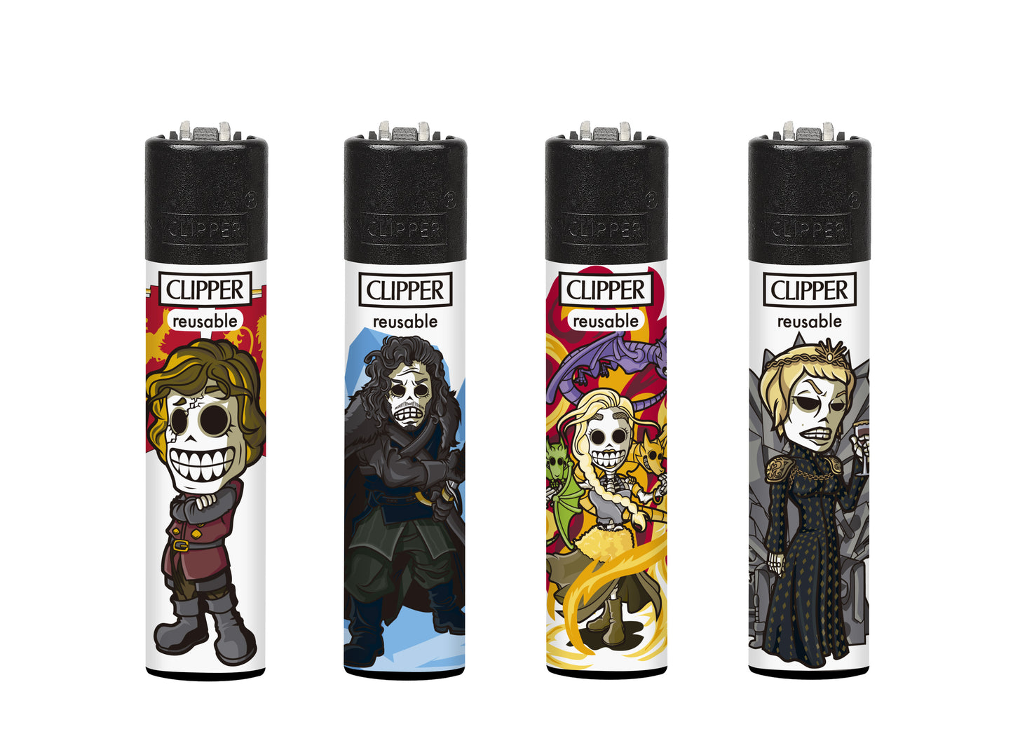 CLIPPER LIGHTERS - SKELETON "MEDIEVAL"