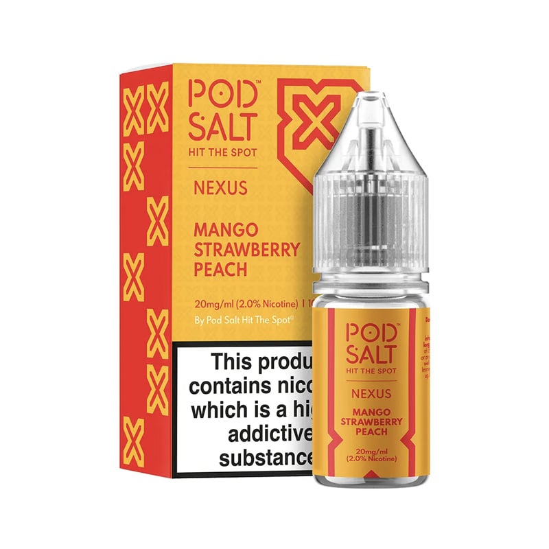 POD SALT NEXUS 5mg NIC SALTS - 10ml CHOOSE FLAVOUR