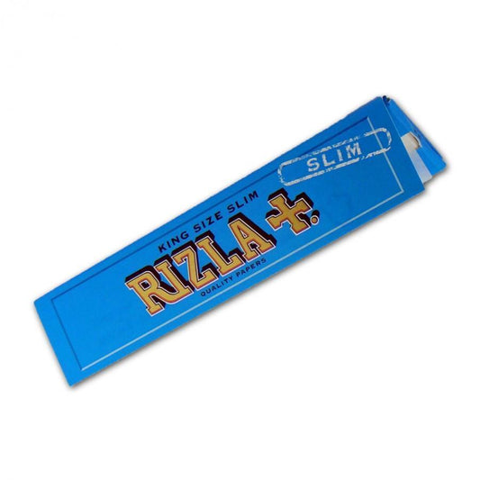 RIZLA BLUE KINGSIZE SLIM ROLLING PAPERS
