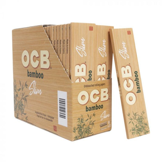 OCB BAMBOO KINGSIZE SLIM ROLLING PAPERS