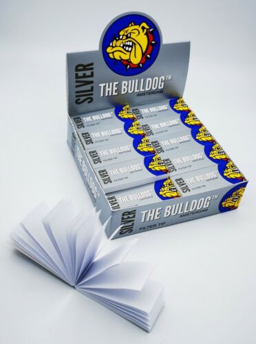 BULLDOG AMSTERDAM WIDE TIPS - SILVER