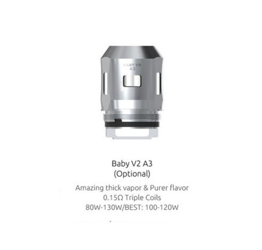 SMOK BABY V2 - 0.2ohm A3 COILS STEEL
