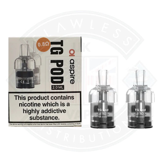 ASPIRE CYBER G REPLACEMENT 0.8ohm PODS "TG PODS"