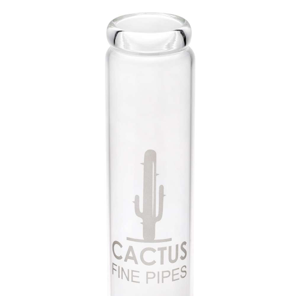 Cactus Glass Beaker Bong - Height 44cm (01083)