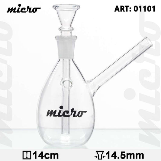 MICRO 14cm TINY GLASS BONG