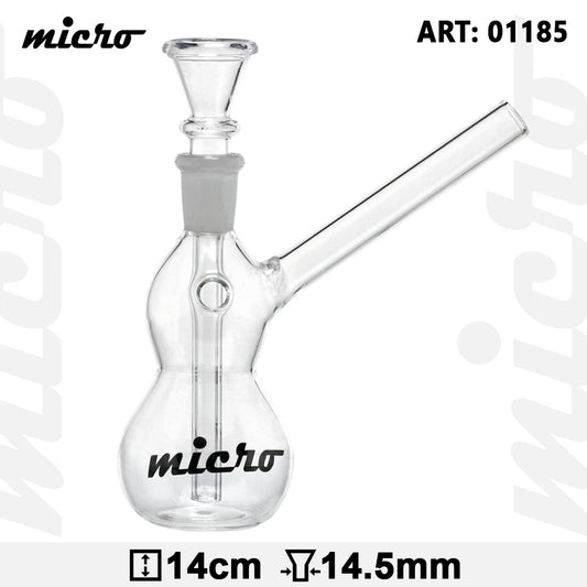 MICRO 14cm TINY GLASS BONG