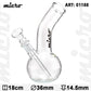 MICRO SMALL 18cm GLASS BOUNCER BONG (01188)