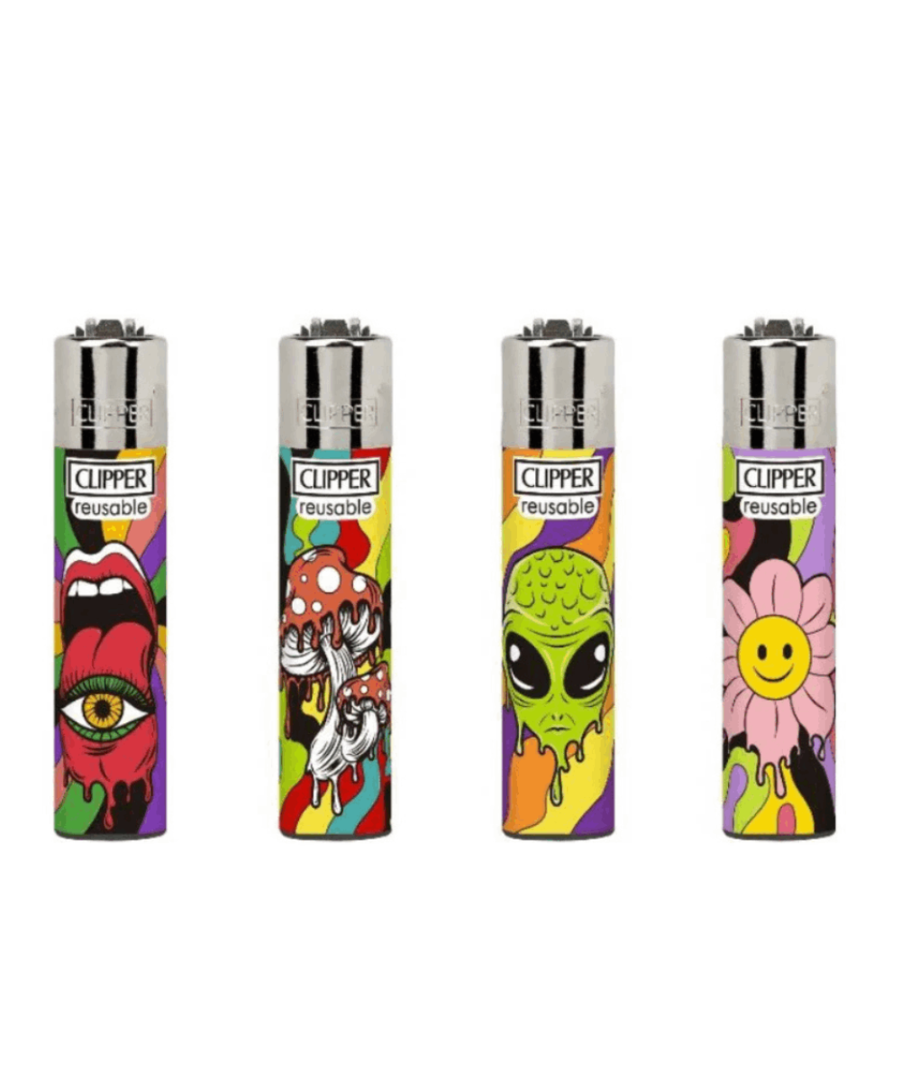 CLIPPER LIGHTERS - MICRO SIZE - TRIPPY