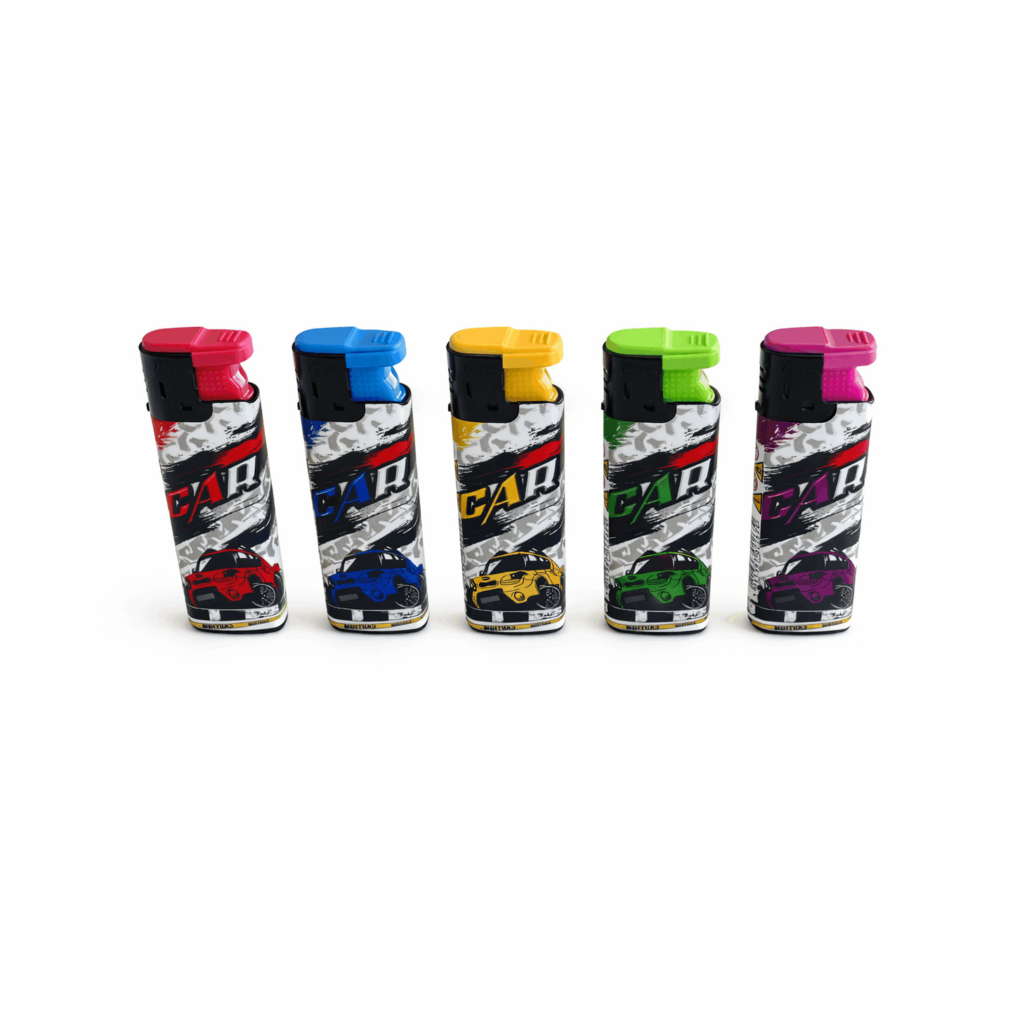 COLOURFUL CARS - JET FLAME WINDPROOF LIGHTERS