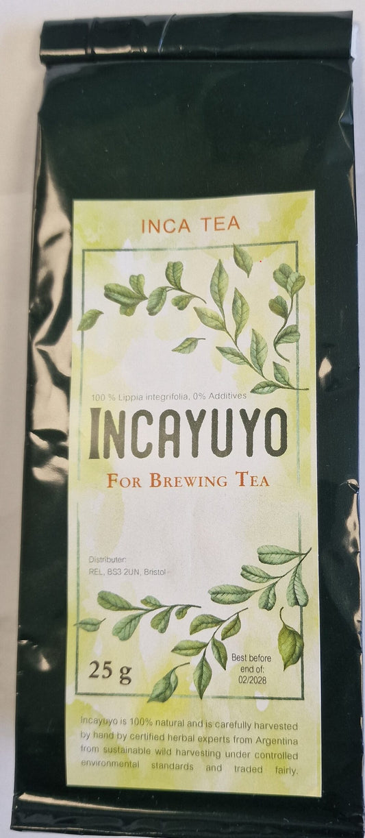 INCAYUYO HERBAL BLEND 25g - FROM THE MAKERS OR MELLOW YELLOW & KNASTER TOBACCO ALTERNATIVES