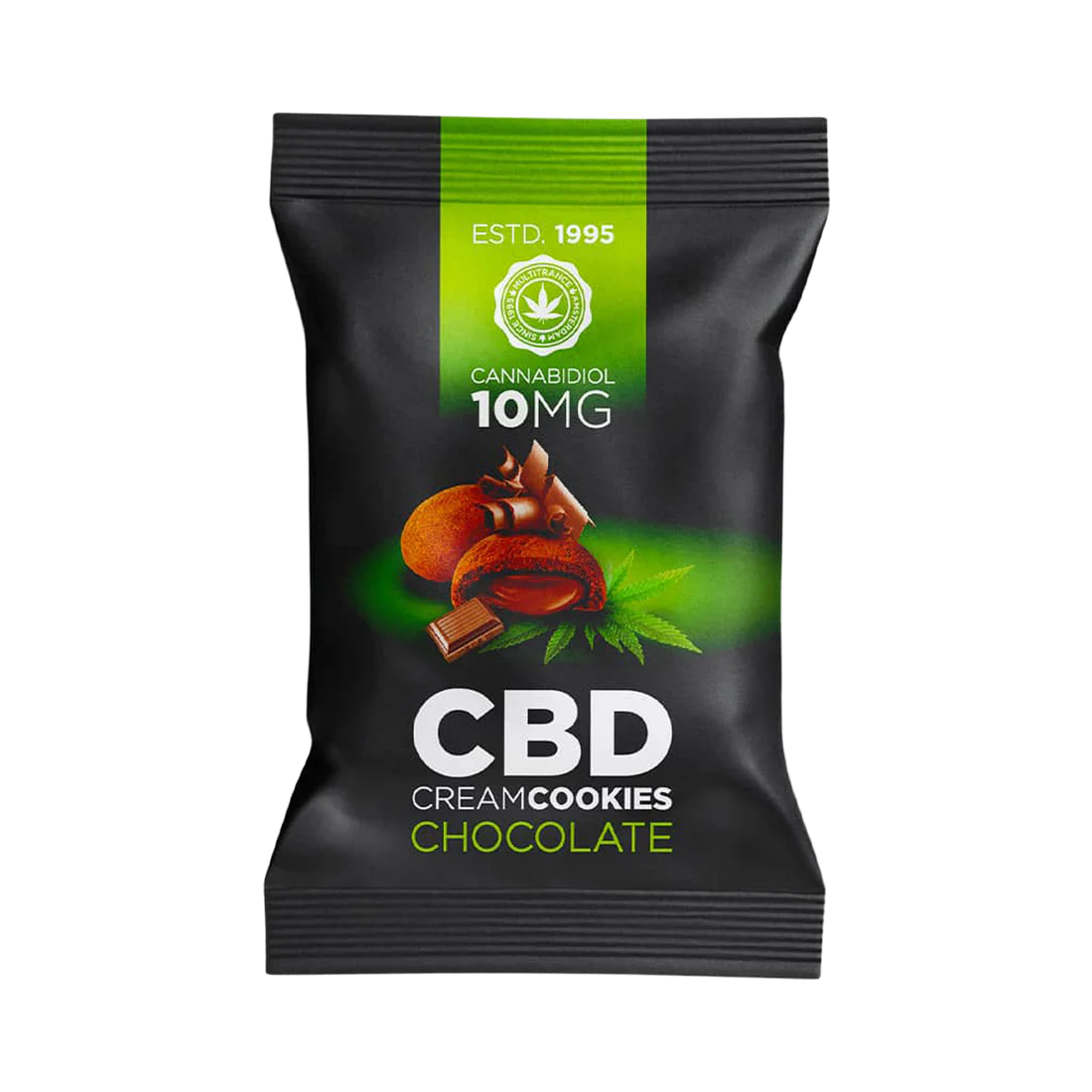 Multitrance: CBD Chocolate Cream Cookies 10MG CBD