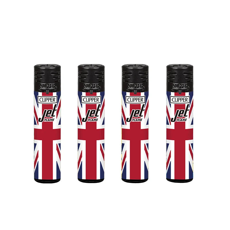 CLIPPER JET FLAME LIGHTERS - UNION JACKS
