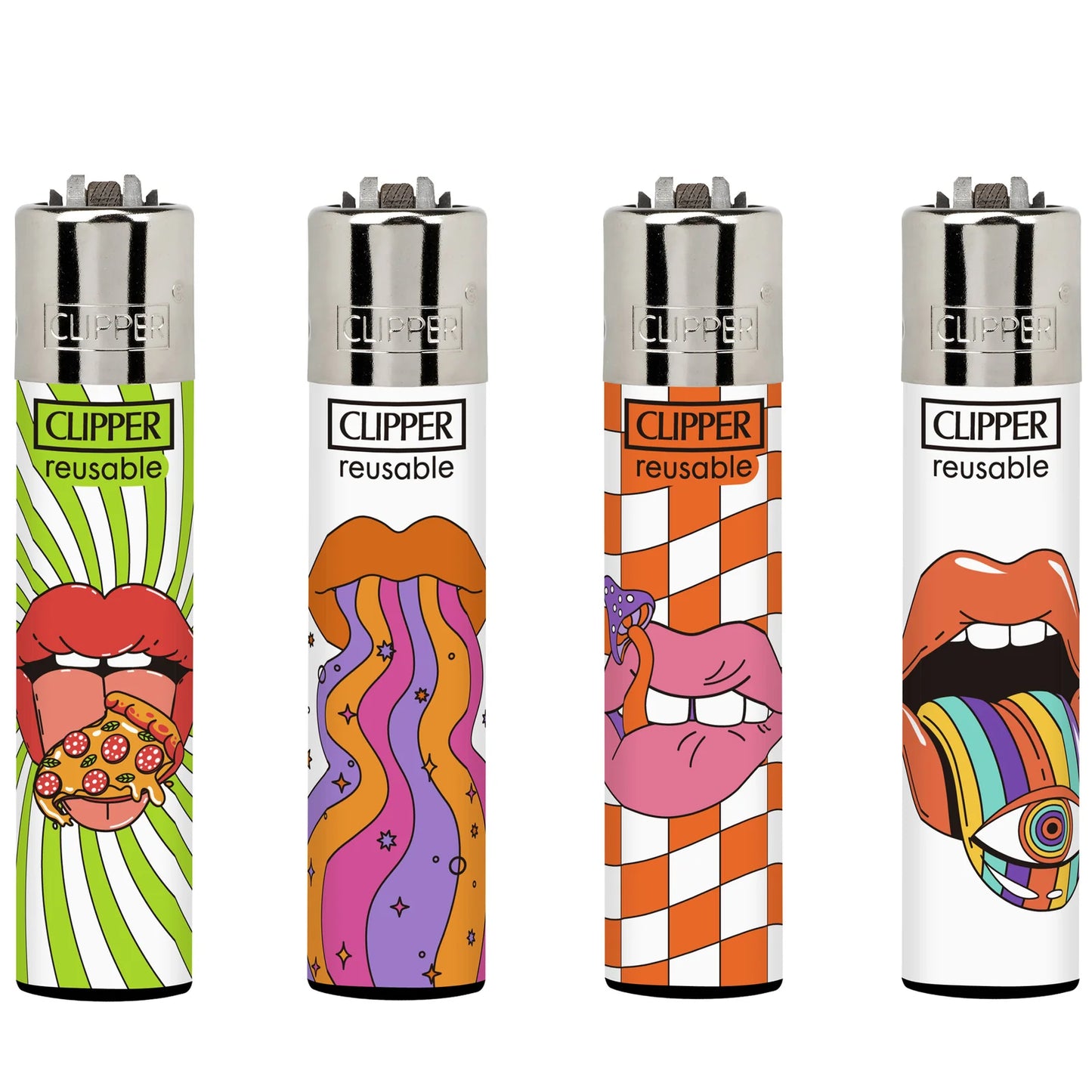 CLIPPER LIGHTERS - MORE PSYCH LIPS
