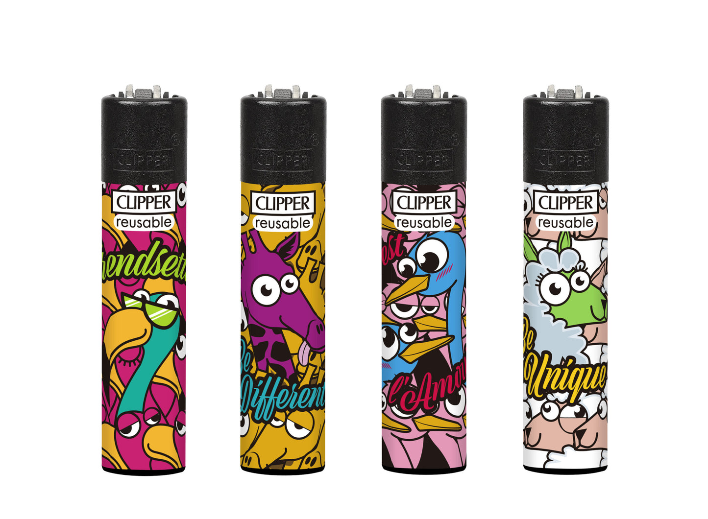 CLIPPER LIGHTERS - FUNKY ANIMALS