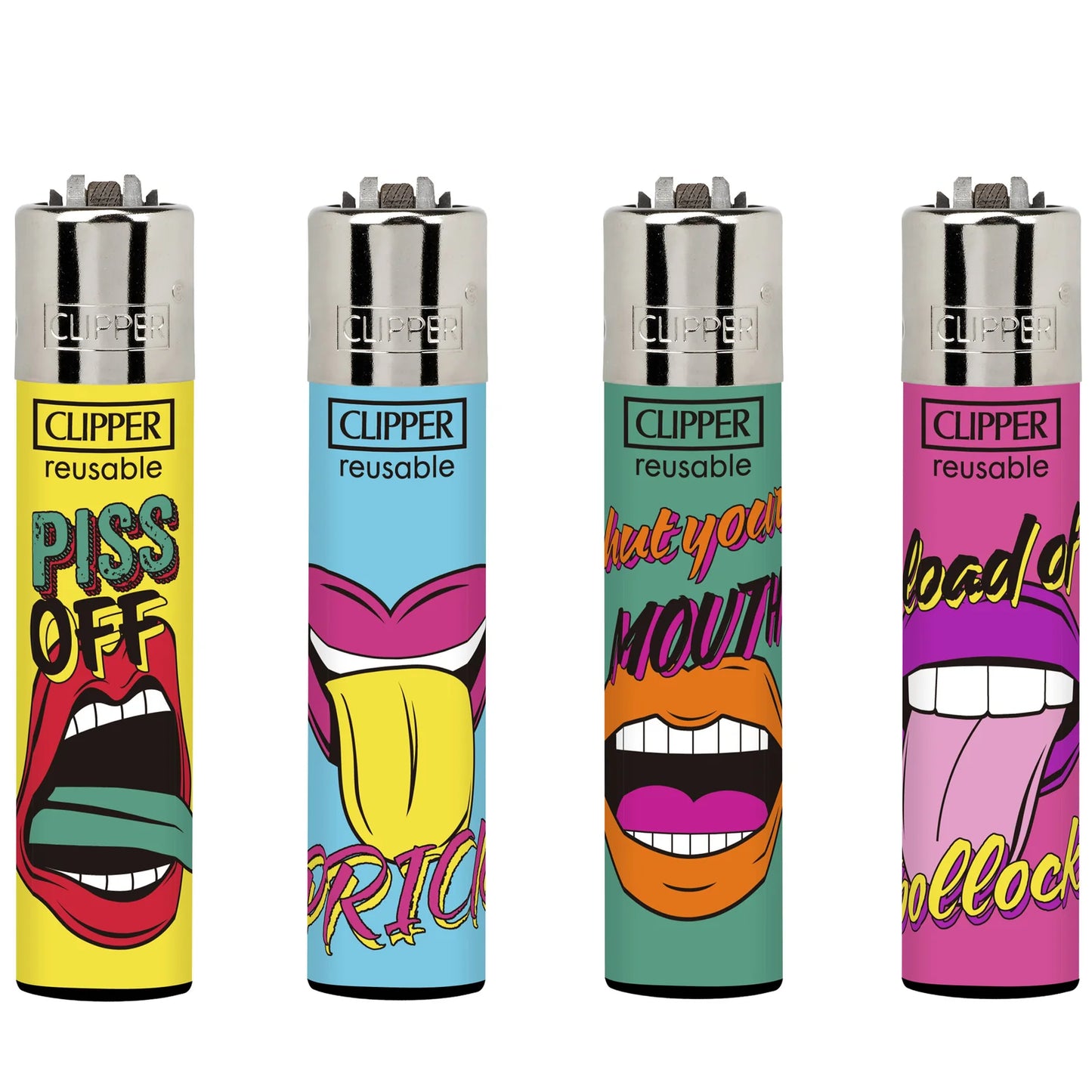 CLIPPER LIGHTERS -RUDE LIPS