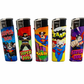 GSD Refillable Electric Lighters - SUPERHERO DOGS DESIGN - FULL SET OF 5 LIGHTERS