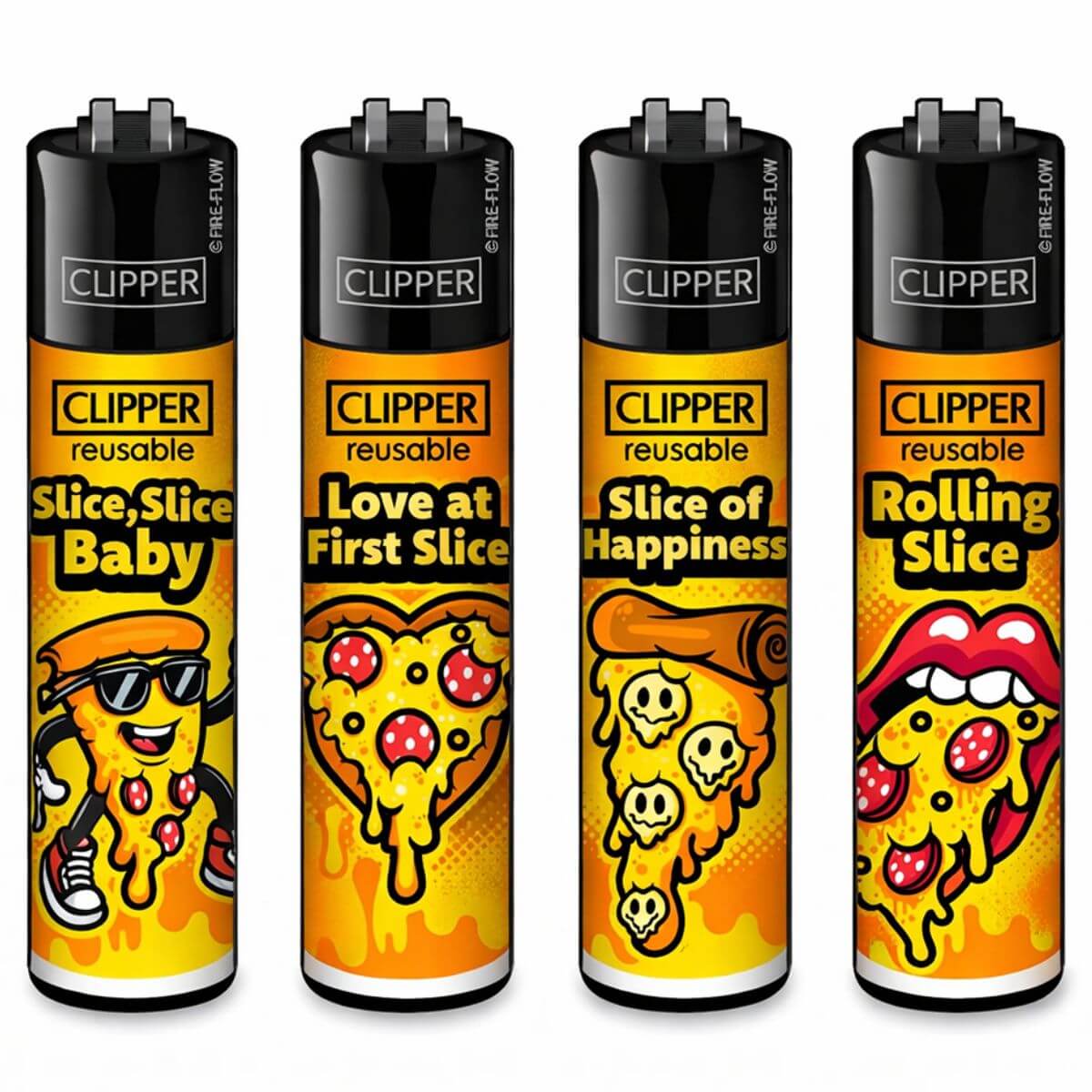 CLIPPER LIGHTERS - TRIPPY PIZZA