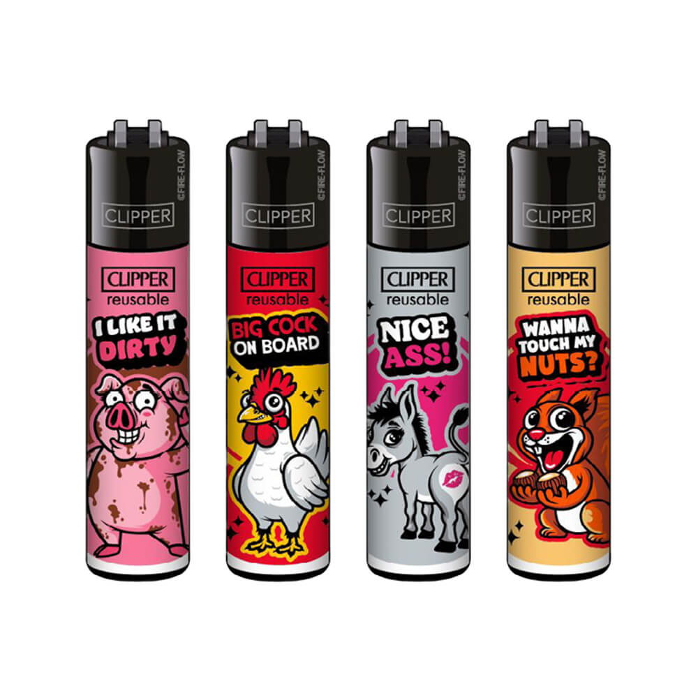 Naughty Sexy Animals Clipper Lighter - Authentic – Redeyeheadshop.co.uk