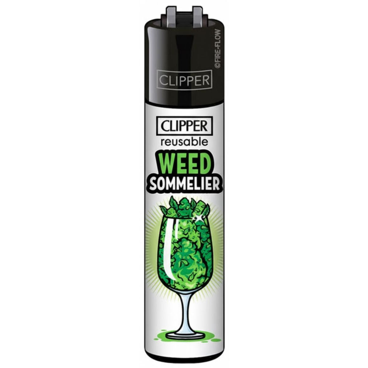CLIPPER LIGHTERS - GREEN WEED DESIGNS