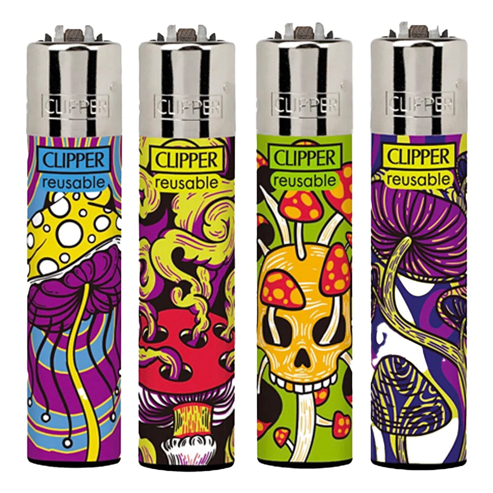 CLIPPER LIGHTERS - MUSH & GO MUSHROOMS (MENTAL)