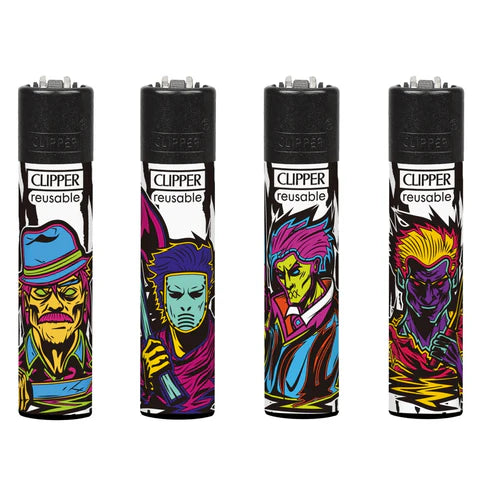 CLIPPER LIGHTERS - MURDER CHARACTERS