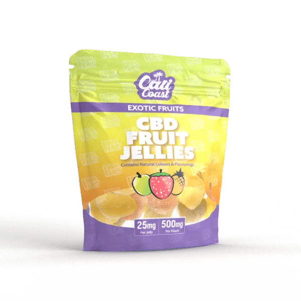 CALI COAST - 500mg CBD FRUIT JELLIES (20 X 25MG)