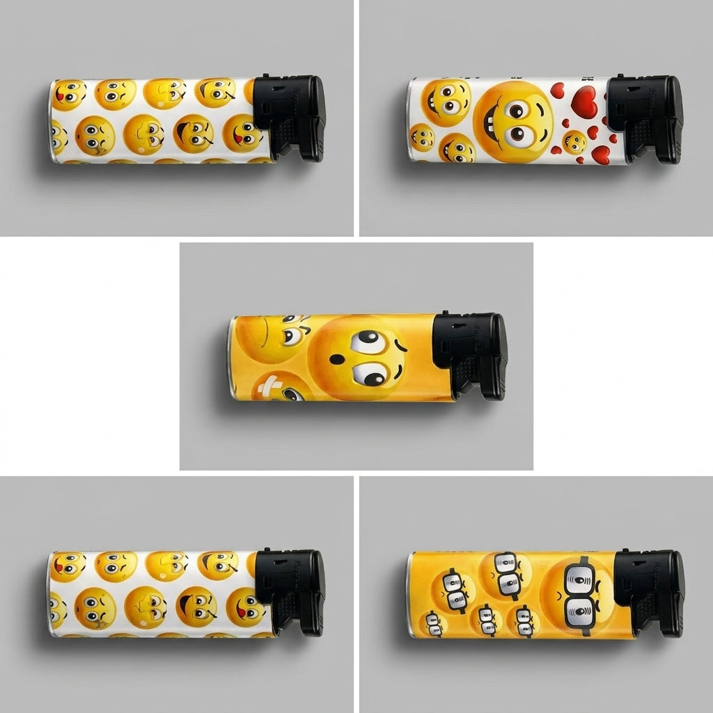 EMOJI SMILEY - JET FLAME WINDPROOF LIGHTERS