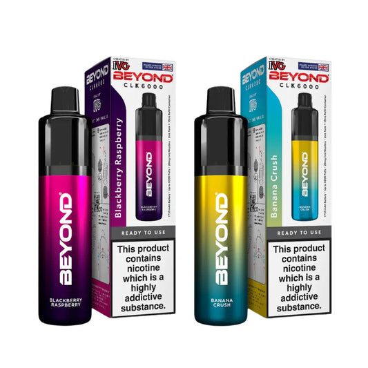 IVG BEYOND CLK 6000 PUFF VAPE 20mg (2%) - CHOOSE FLAVOURS