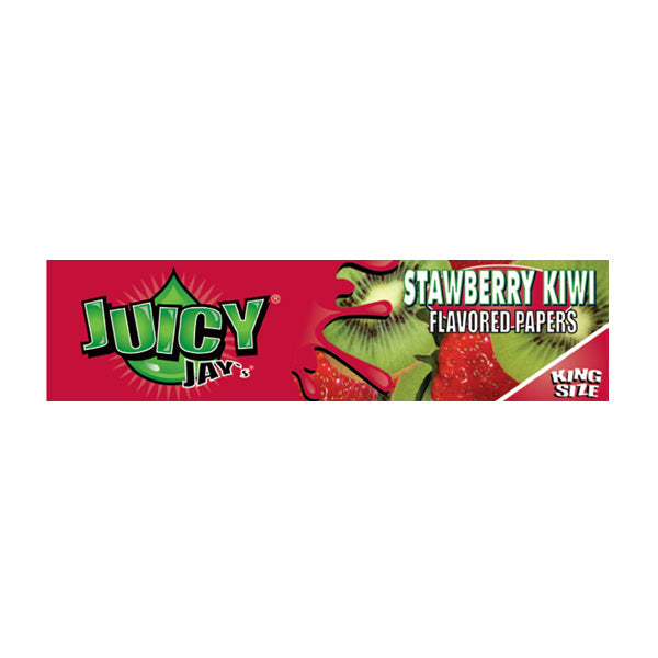 Full Box Of 24 Juicy Jay King Size Flavoured Slim Rolling Paper - Full Box