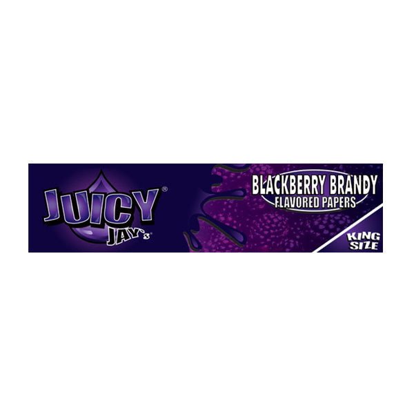 Full Box Of 24 Juicy Jay King Size Flavoured Slim Rolling Paper - Full Box