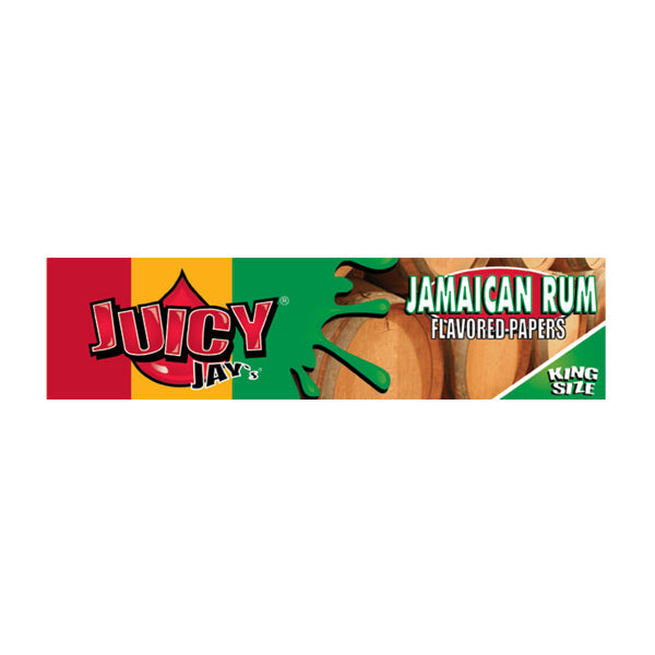 Full Box Of 24 Juicy Jay King Size Flavoured Slim Rolling Paper - Full Box