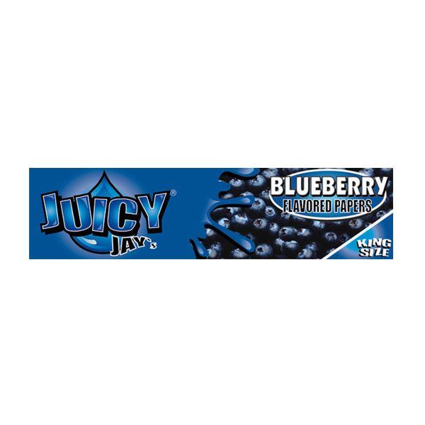 Full Box Of 24 Juicy Jay King Size Flavoured Slim Rolling Paper - Full Box