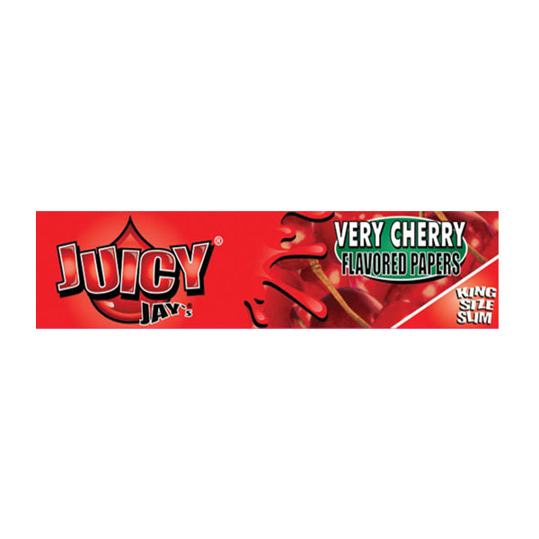 Full Box Of 24 Juicy Jay King Size Flavoured Slim Rolling Paper - Full Box