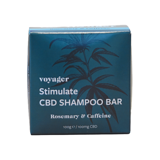 Voyager 100mg CBD Stimulate Shampoo Bar - 100g