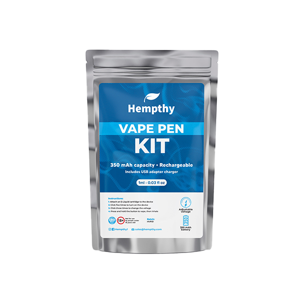 Hempthy 510 Vape Pen Kit - For Use With CBD Cartrodges