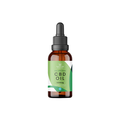 Supreme CBD 1500mg Full Spectrum CBD Tincture Oil - 30ml