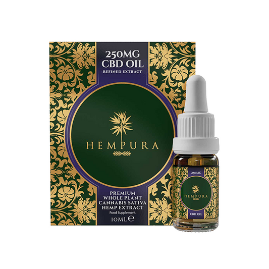 Hempura 250mg CBD Broad Spectrum Oil Refined with terpenes - 10ml