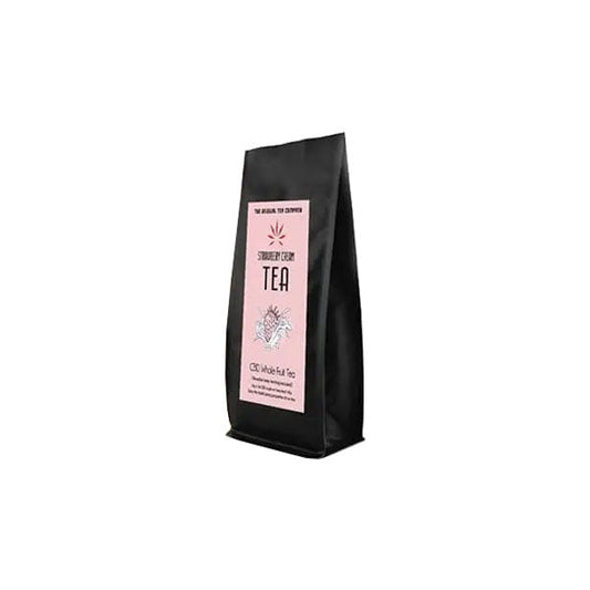 The Unusual Tea Company 3% CBD Hemp Tea - Strawberry Cream 40g