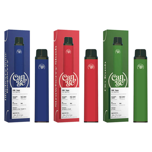 CANBE 2000mg DISPOSABLE CBD VAPES - CHOOSE FLAVOUR