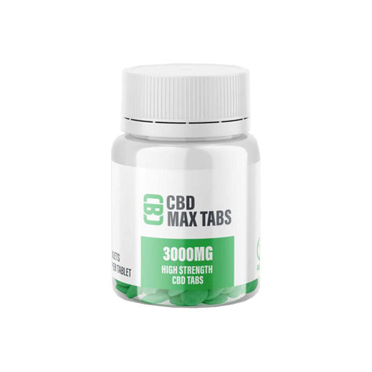 CBD Asylum 3000mg CBD Max Tablets - 100 Caps (BUY 1 GET 2 FREE)