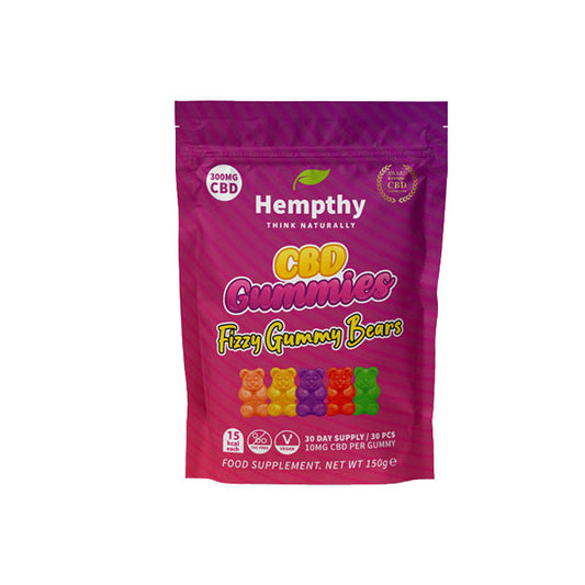 Hempthy 300mg CBD Gummies 30 x 10mg Sweets