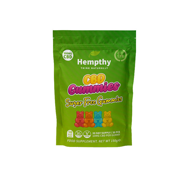 Hempthy 300mg CBD Gummies 30 x 10mg Sweets