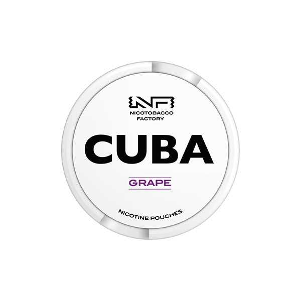 16mg CUBA White Nicotine Pouches - 25 Pouches