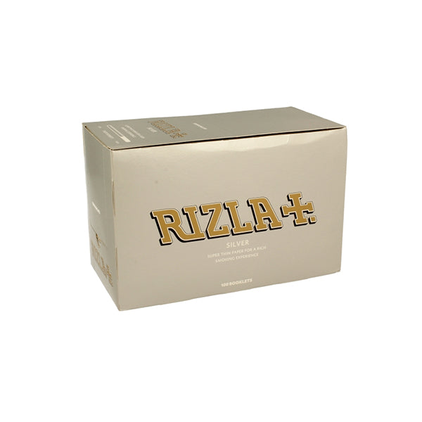 100 Silver Regular Rizla Rolling Papers - FULL BOX