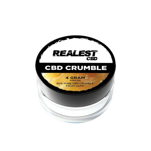 Realest CBD 4000mg 80% Broad Spectrum CBD Crumble (BUY 1 GET 1 FREE)